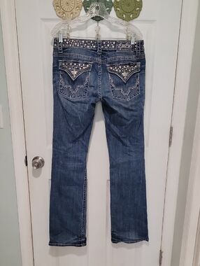 Miss Me Boot Cut Flap Pocket Jeans sz30 BinU